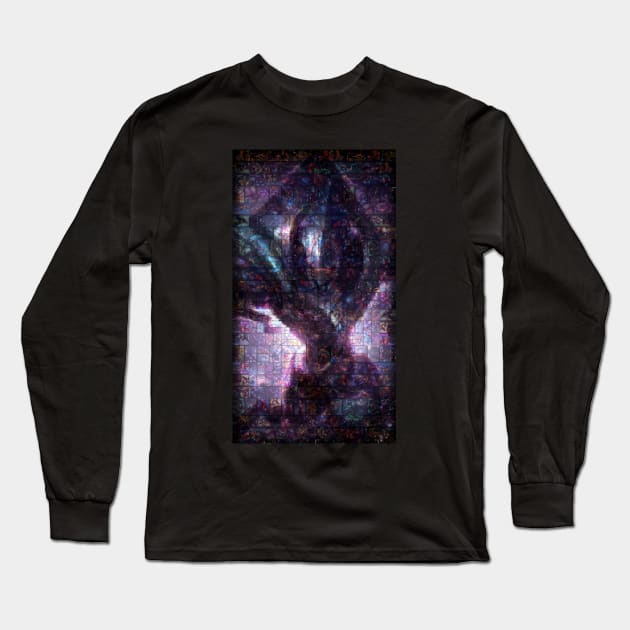 Azir Mosaic Portrait 2 Long Sleeve T-Shirt by nowtfancy